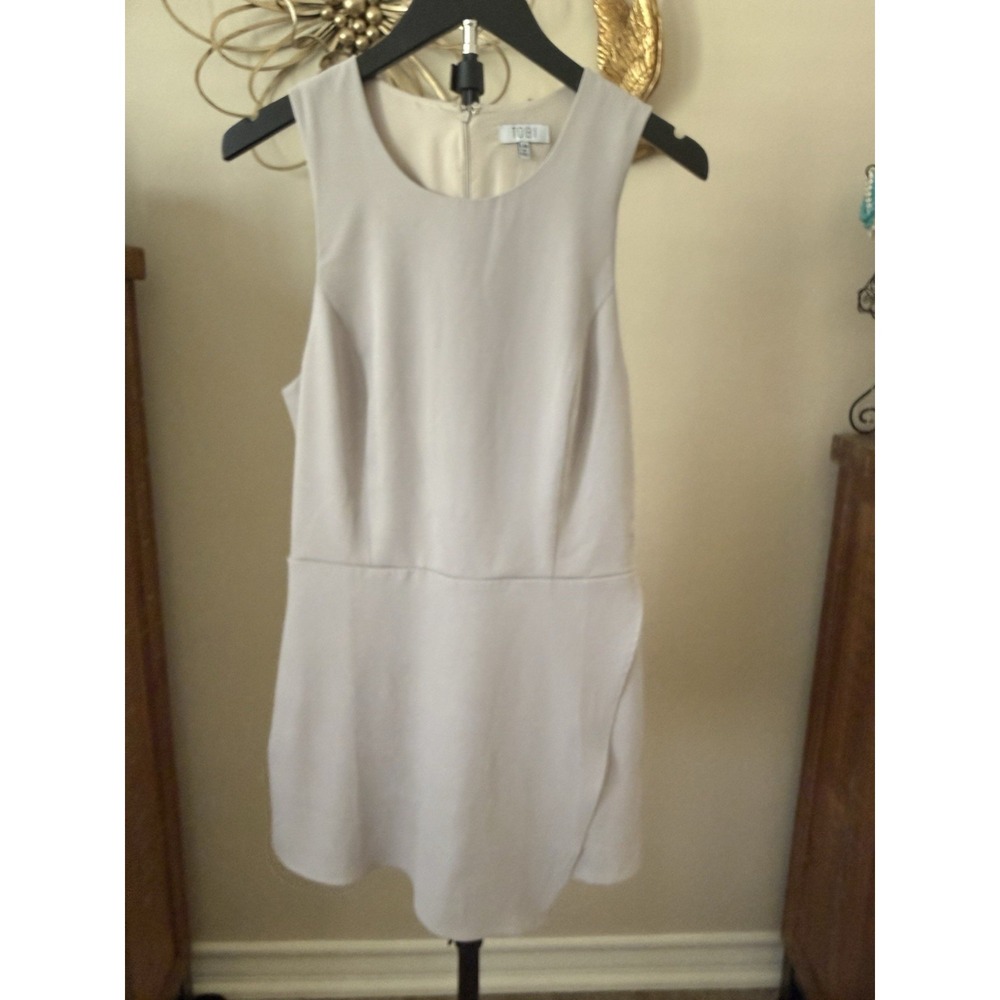 TOBI Gray‎ Sleeveless Skort Romper Hidden Shorts Pockets Women's Large